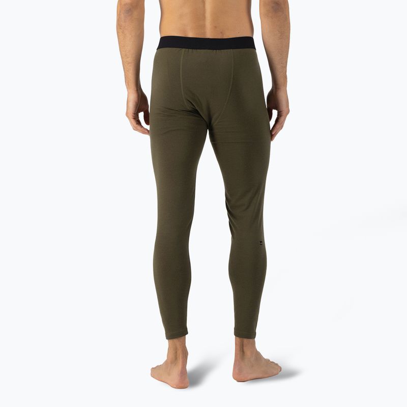 Men's thermal trousers Mons Royale Cascade Merino Base Layer dark olive 3