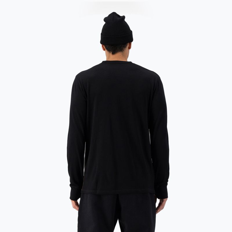 Mons Royale men's Yotei Merino thermal longsleeve black 3