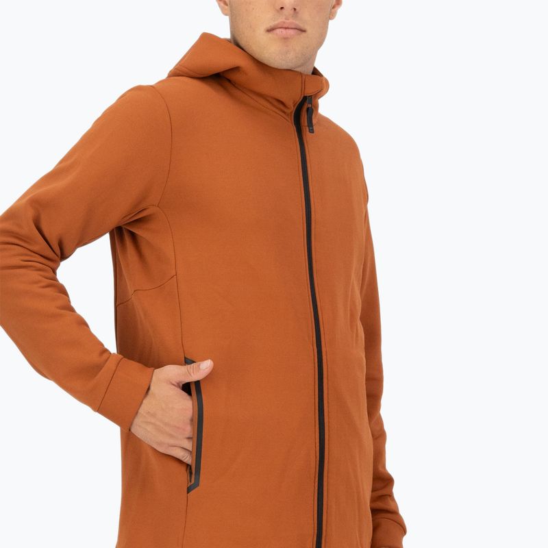 Men's Mons Royale Arcadia Merino Fleece Hoody sweatshirt ginger 5