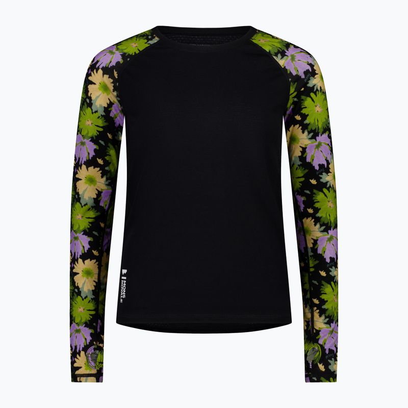 Women's thermal longsleeve Mons Royale Bella Tech alpine bloom/ black 5