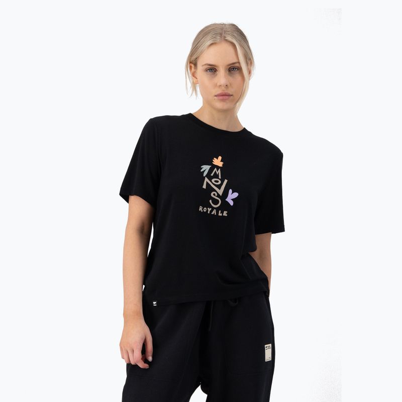Women's t-shirt Mons Royale Icon Relaxed Tee black