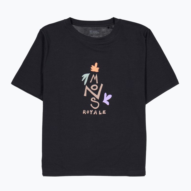 Women's t-shirt Mons Royale Icon Relaxed Tee black 6