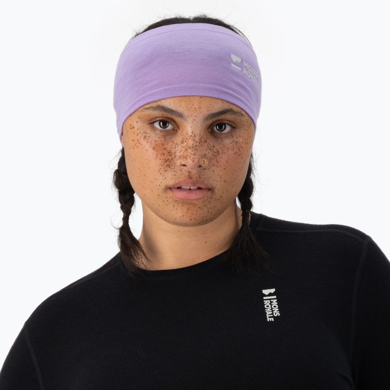 Mons Royale Haines Merino lupin headband 3