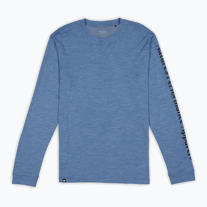 Men's thermal active longsleeve Mons Royale Zephyr Tencel steel blue 3