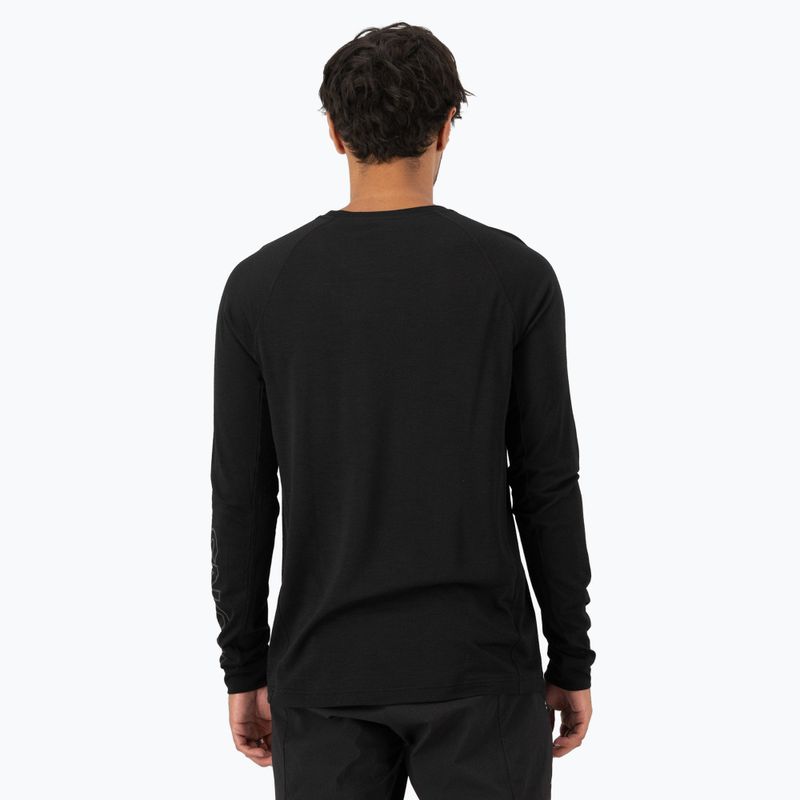 Men's Mons Royale Tarn Merino 9 iron/black thermal longsleeve 2