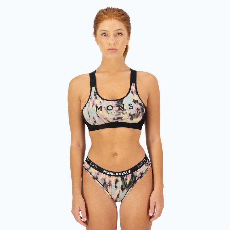 Mons Royale Stella Merino X-Back thermal bra black 2