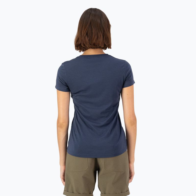 Women's thermal T-shirt Mons Royale Icon Classic midnight 2