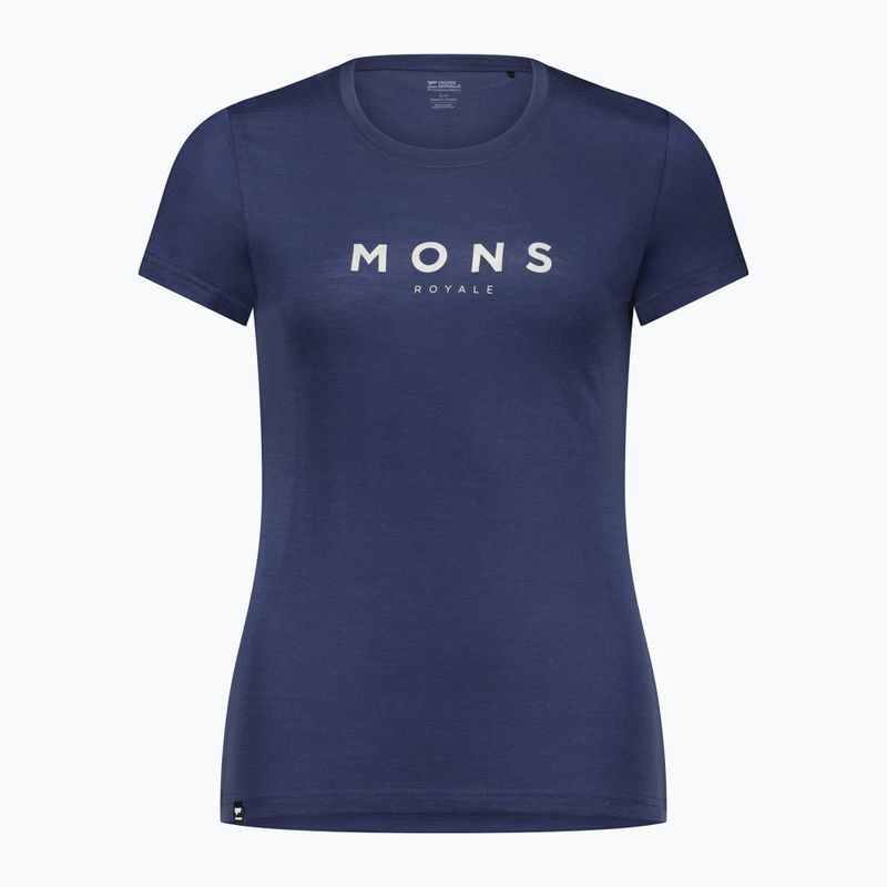 Women's thermal T-shirt Mons Royale Icon Classic midnight 3