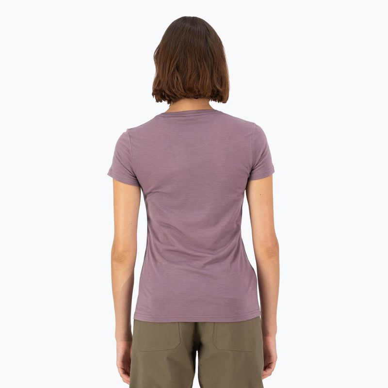 Women's thermal T-shirt Mons Royale Icon Classic mauve 2