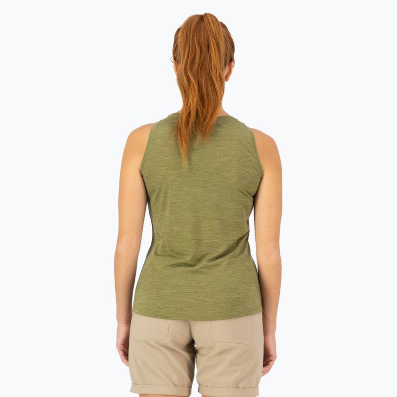 Women's thermal active tank top Mons Royale Zephyr Tencel Tank fern 2