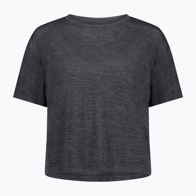 Women's thermal t-shirt Mons Royale Zephyr Tencel boxy smoke 3