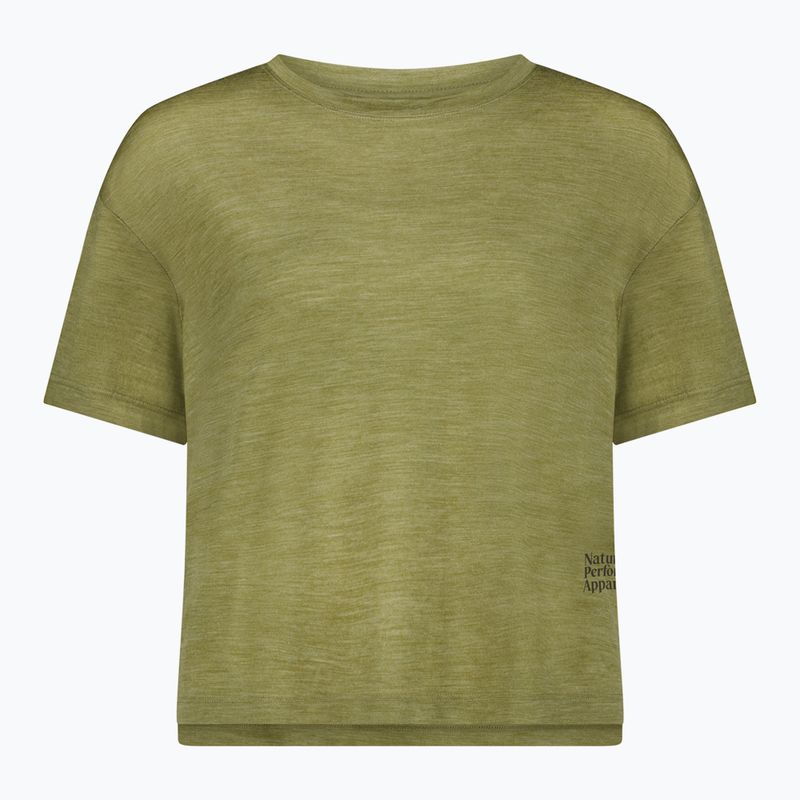 Women's thermal t-shirt Mons Royale Zephyr Tencel Boxy fern 3