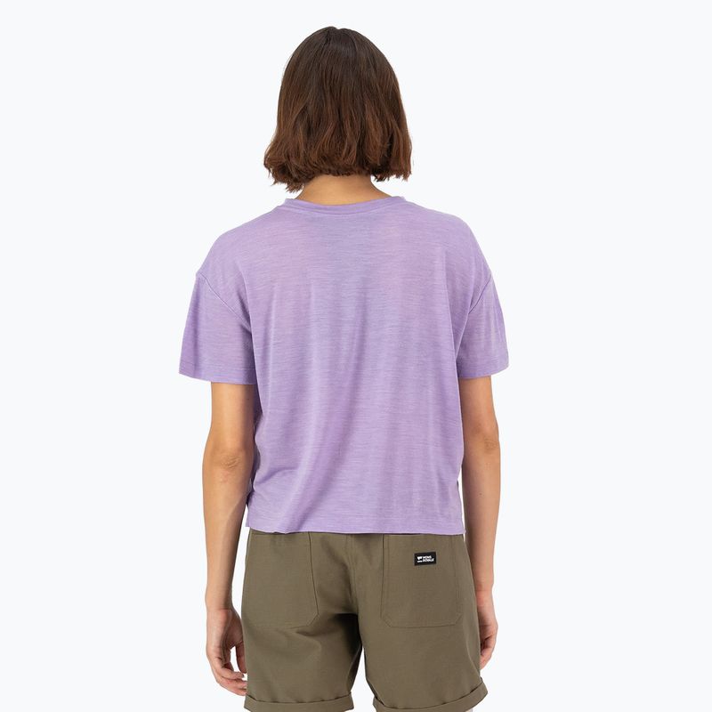 Women's thermal T-shirt Mons Royale Zephyr Tencel Boxy lupin 2