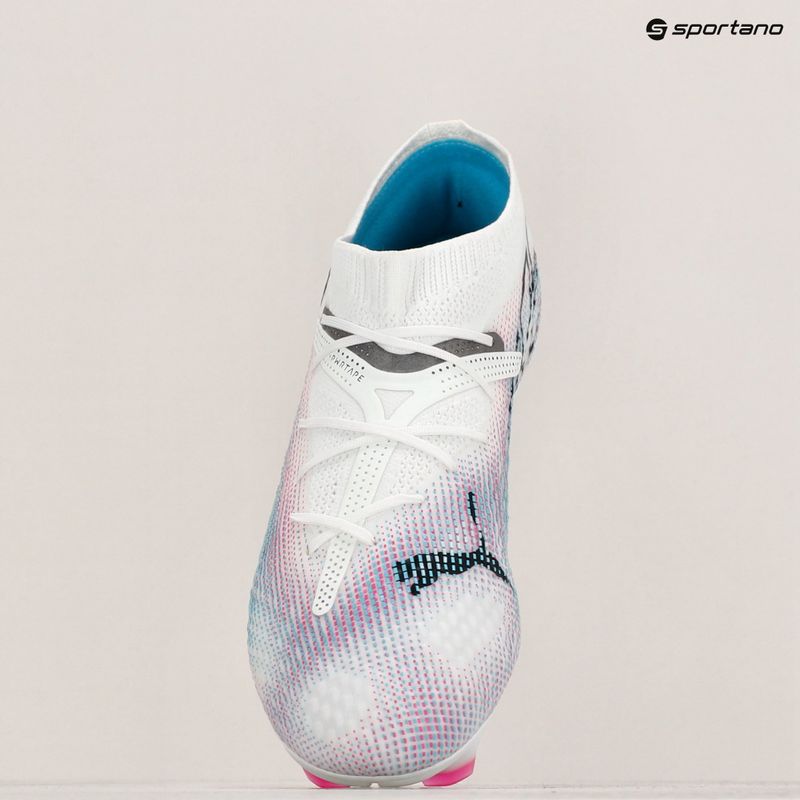 PUMA Future 7 Pro+ FG/AG football boots puma white/puma black/poison pink 16