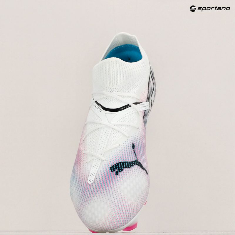 PUMA Future 7 Pro FG/AG football boots puma white/puma black/poison pink 13