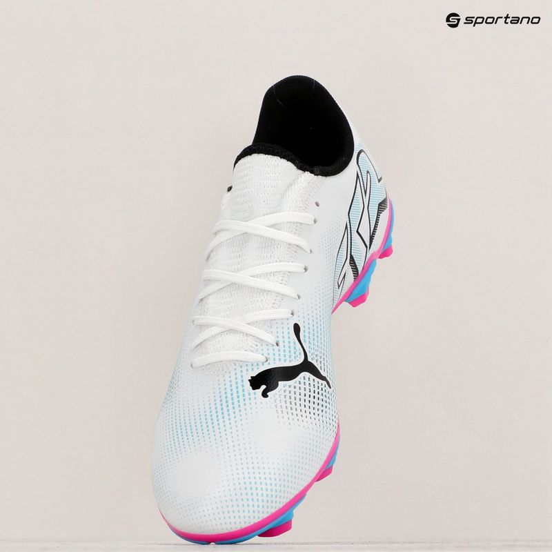 PUMA Future 7 Play FG/AG football boots puma white/puma black/poison pink 17