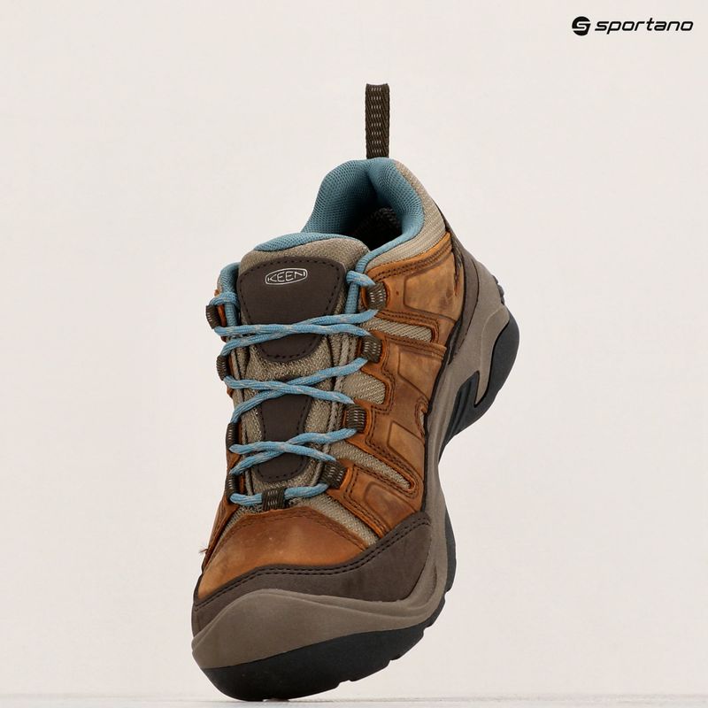 Women's trekking shoes KEEN Circadia WP syrup/north atlantic 9