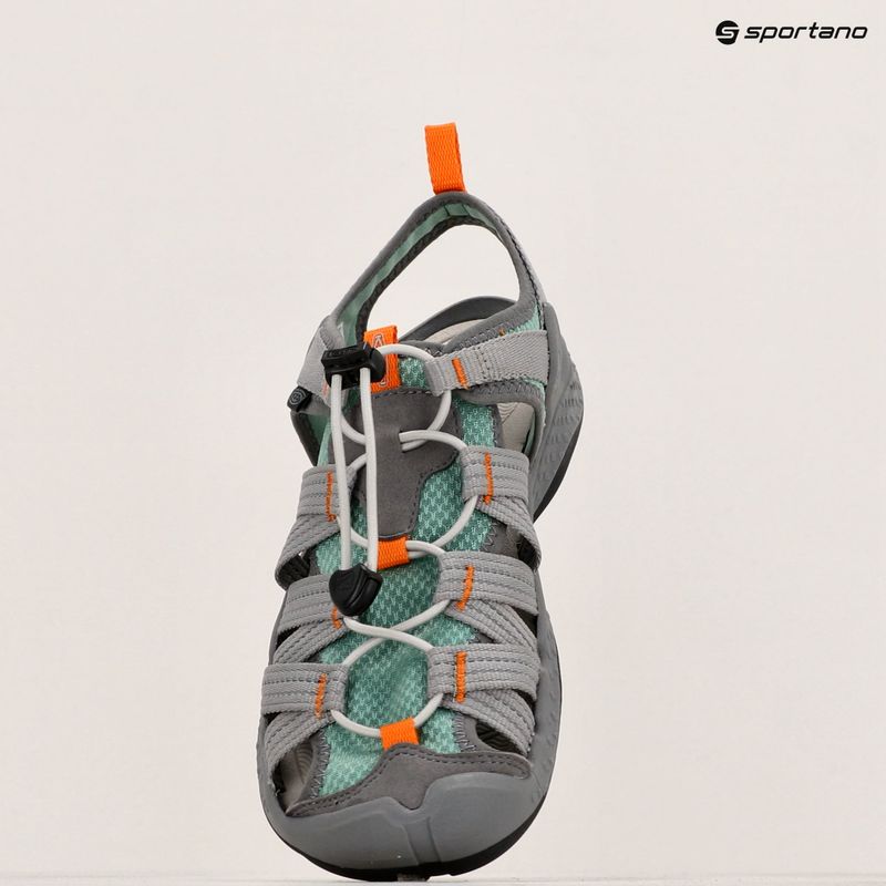 KEEN Drift Creek H2 alloy/granite green women's trekking sandals 9