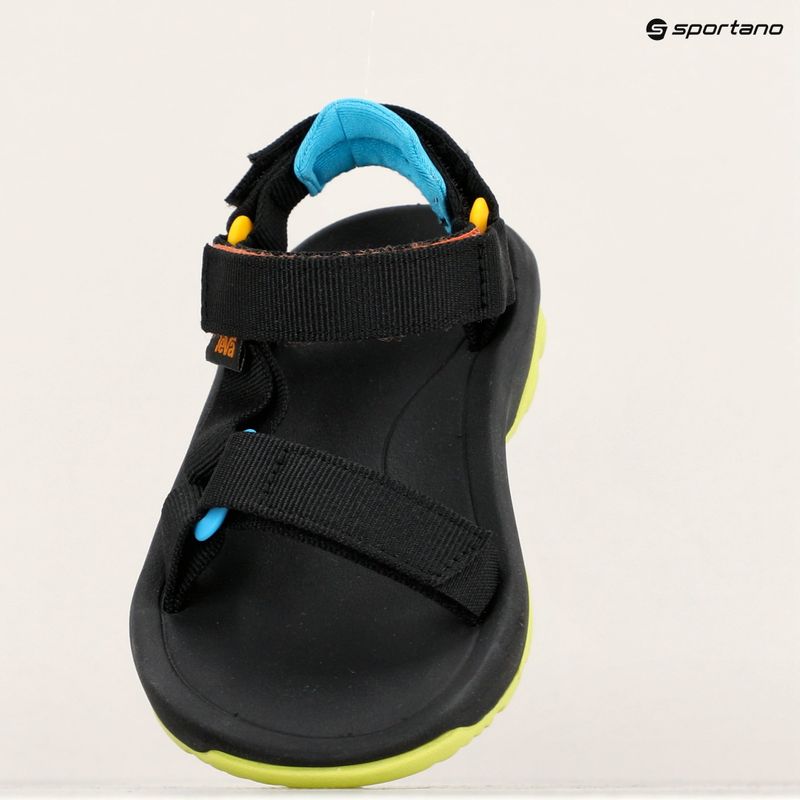 Teva Hurricane XLT2 black multi children's sandals 9