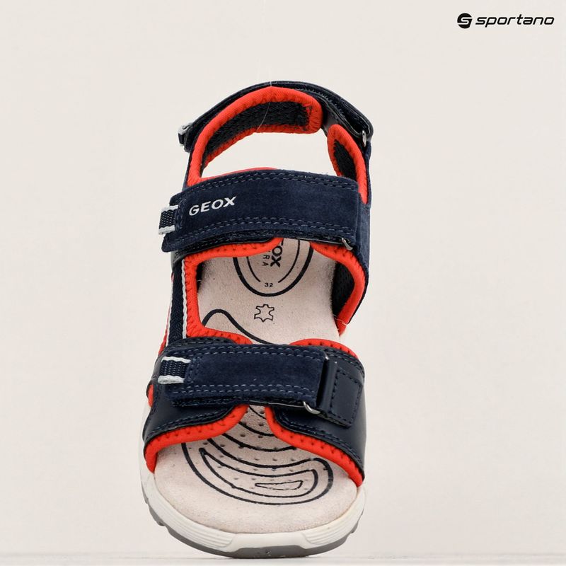 Geox Alben ocean blue/red junior sandals 16