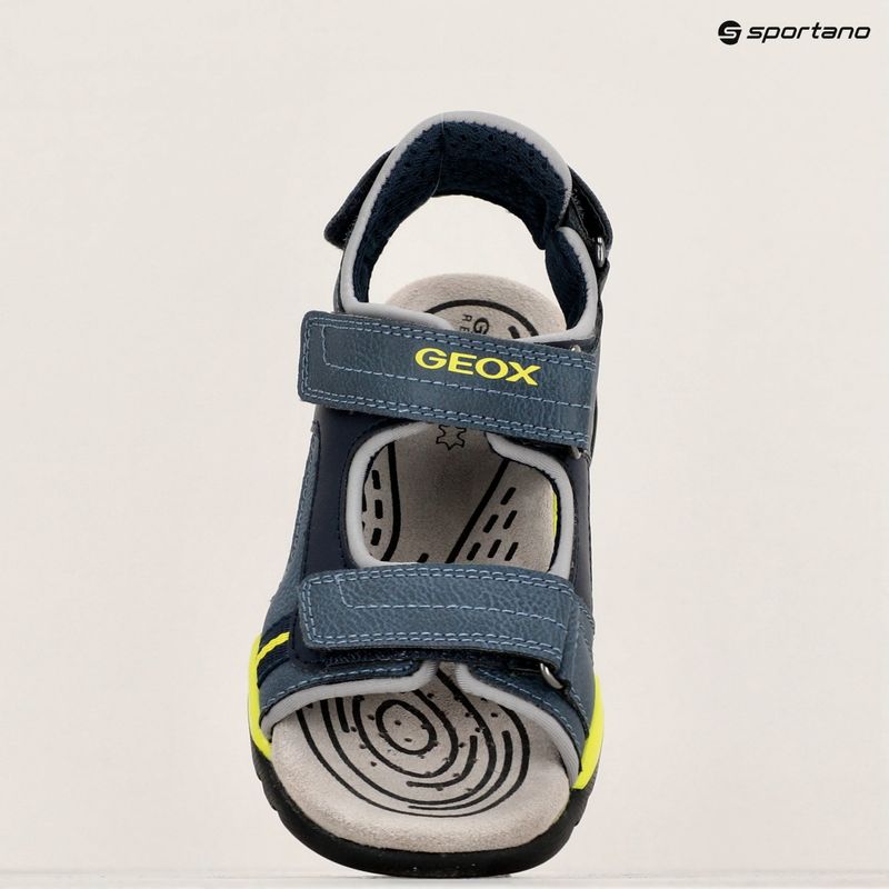 Geox Borealis avio/lime junior sandals 16