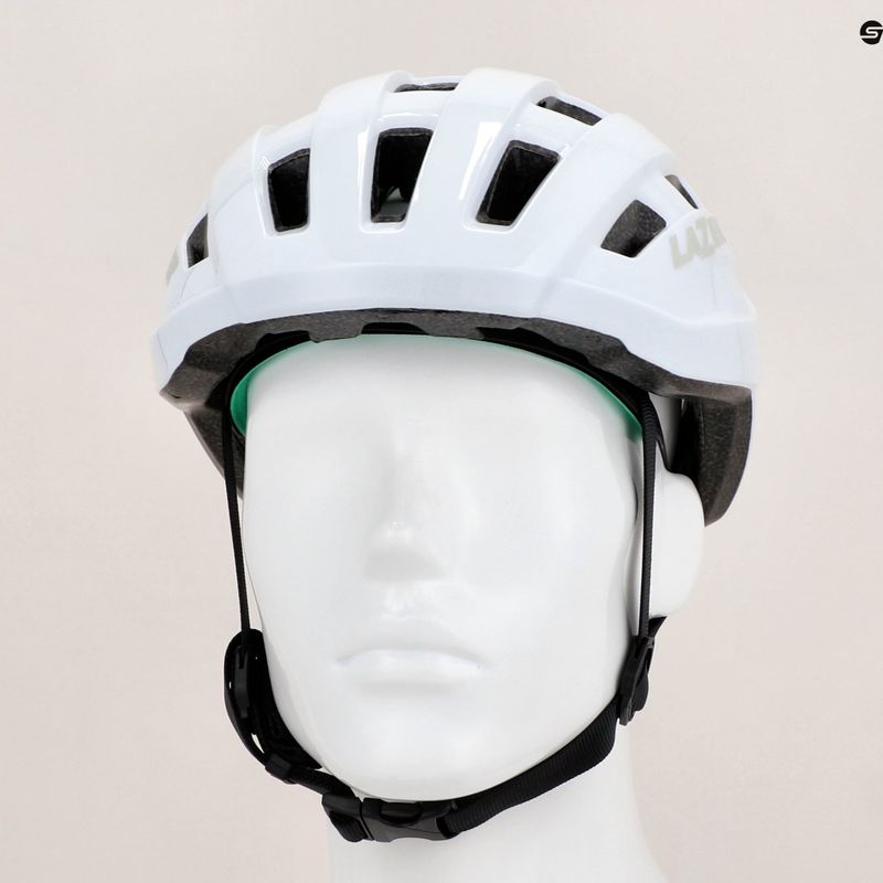 Lazer Tempo KinetiCore bicycle helmet white 8