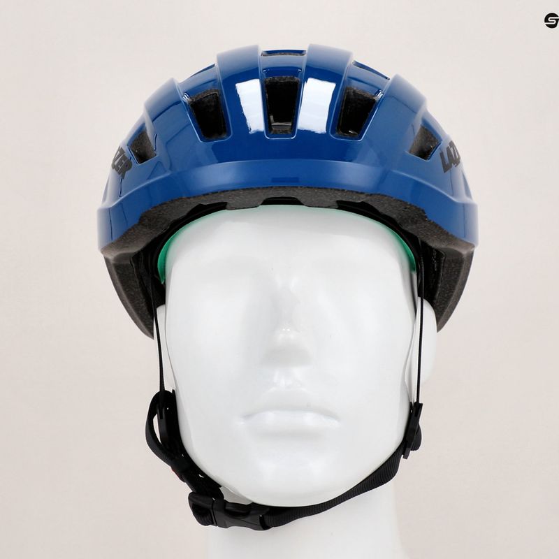 Lazer Tempo KinetiCore blue bicycle helmet 8