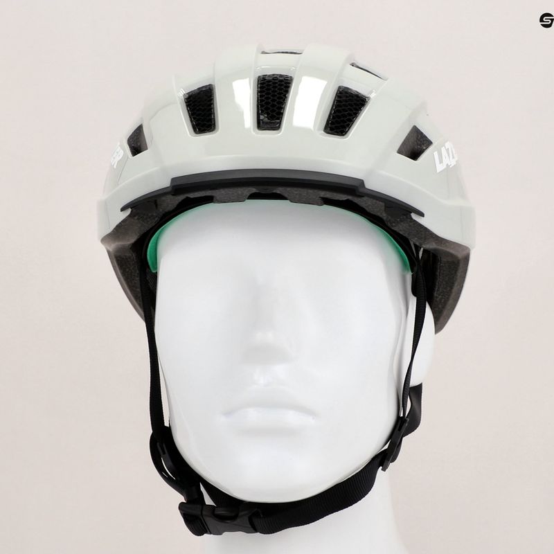 Lazer Codax KinetiCore + net ice grey bicycle helmet 8