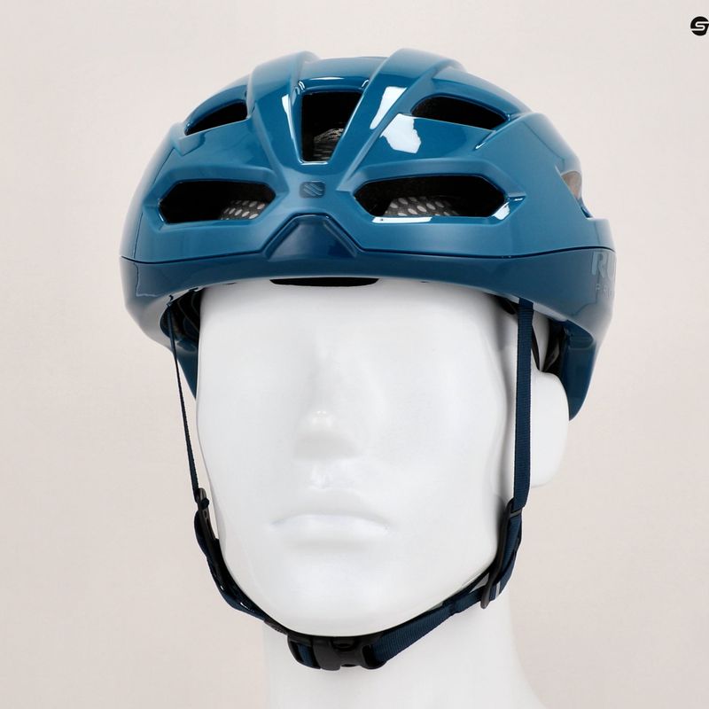 Rudy Project Skudo teal shiny bicycle helmet 7