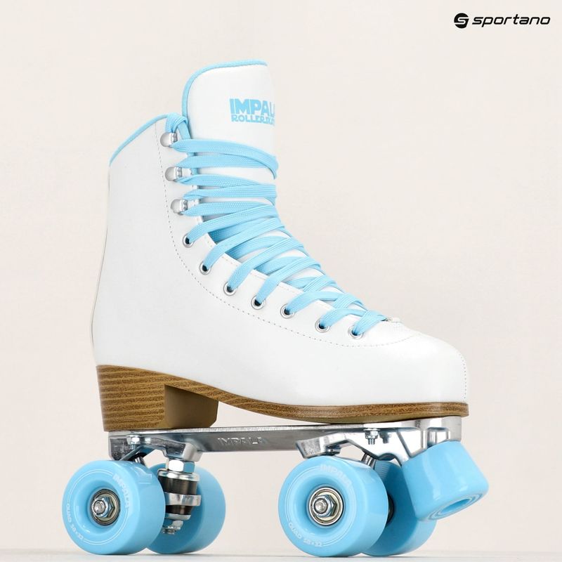 Women's roller skates IMPALA Quad Skate white ice 13