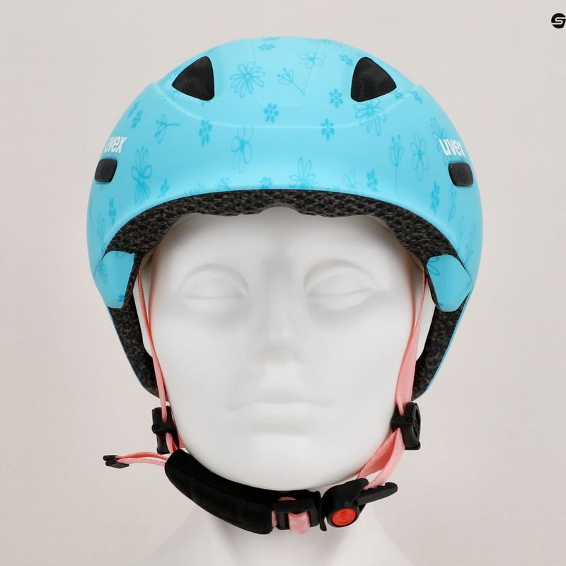 UVEX children's bike helmet Oyo Style flowers cyan matt 13