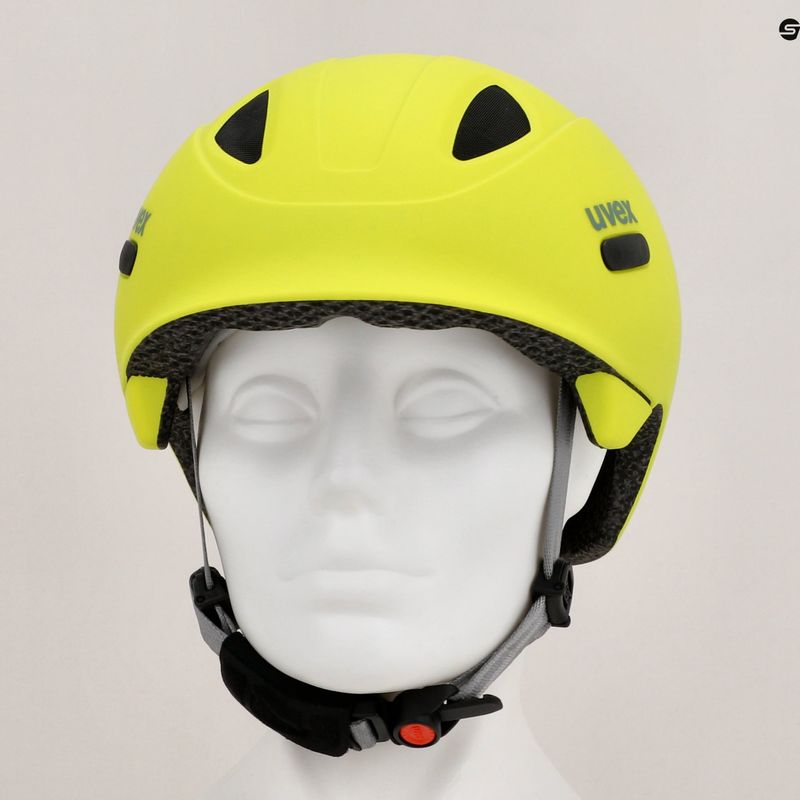 UVEX children's bike helmet Oyo neon yellow/moss green matt 13