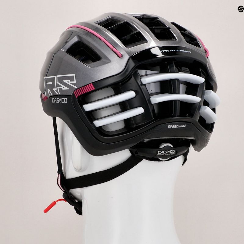CASCO Speedairo 2 bicycle helmet anthracite fuchsia 9