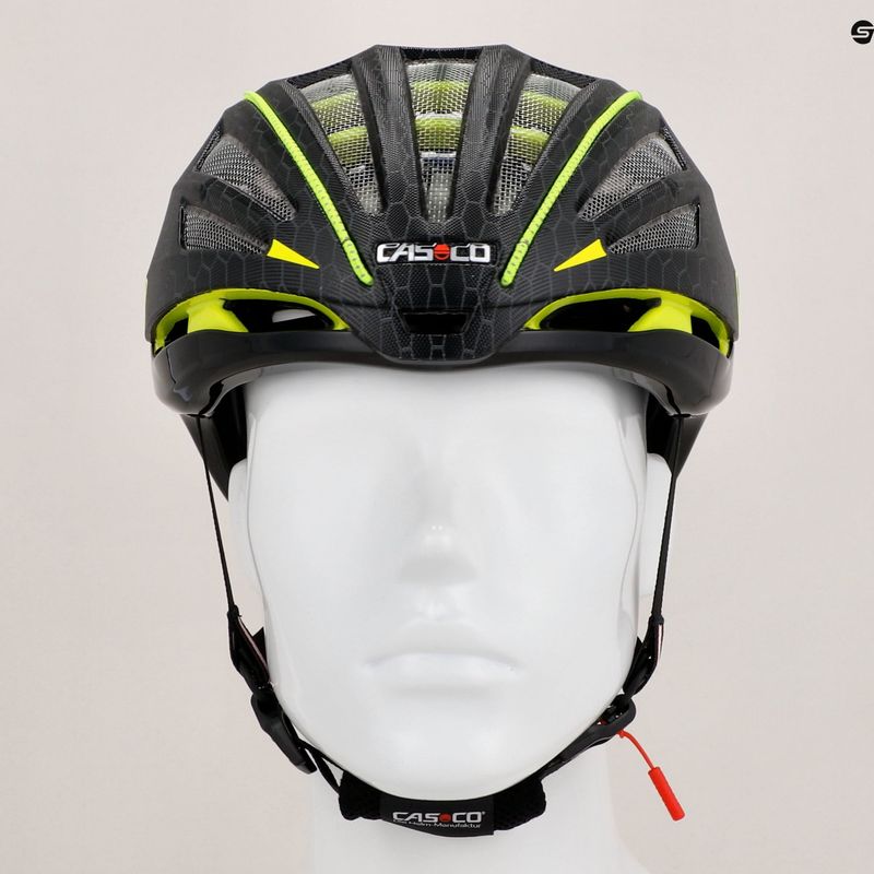 CASCO Speedairo 2 neon hive bicycle helmet 8