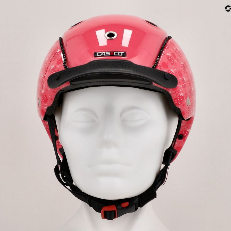 CASCO Mini 2 strawberry blush children's bicycle helmet 9