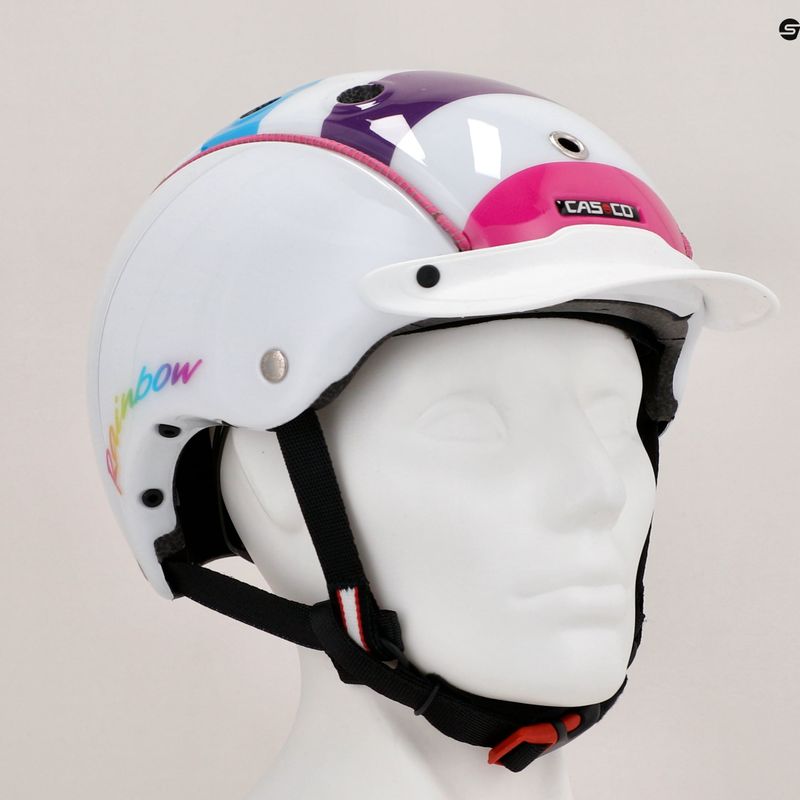 CASCO Mini 2 rainbow children's bicycle helmet 12