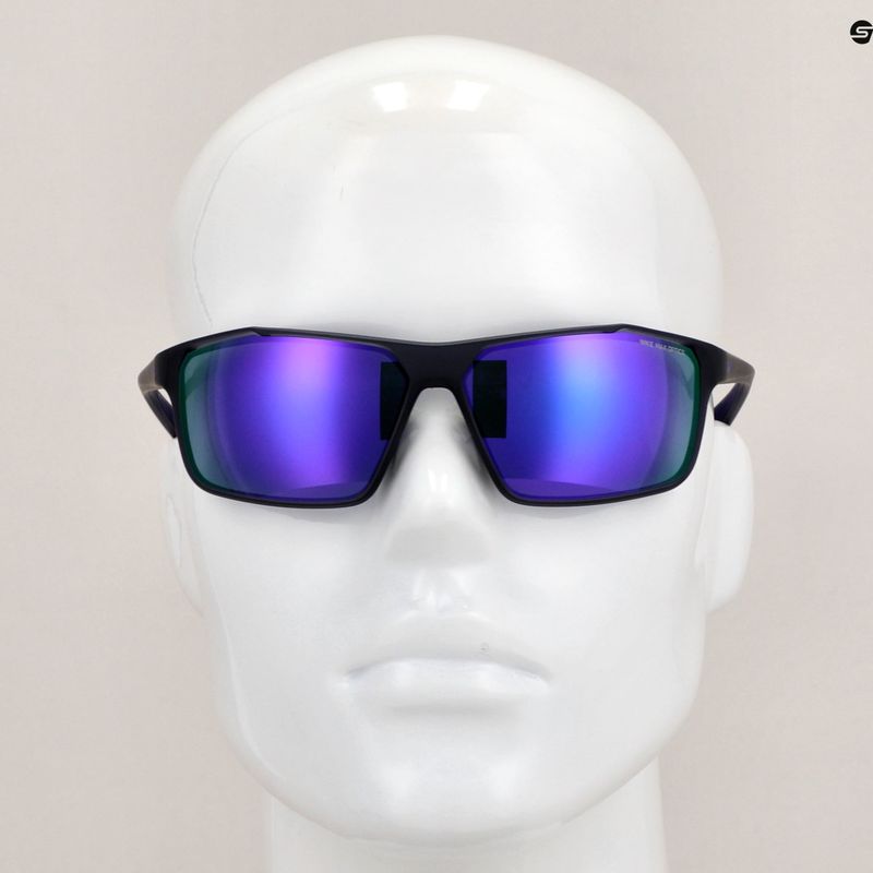 Men's Nike Windstorm matte griidiron/violet mirror sunglasses 8