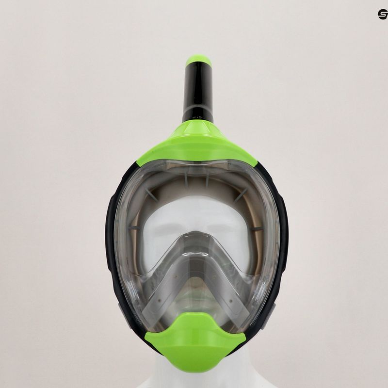 Full face mask for snorkelling AQUASTIC KAI green 11