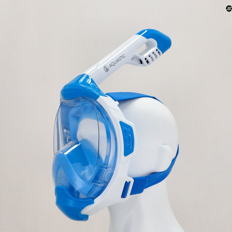 Full face mask for snorkelling AQUASTIC KAI blue 11