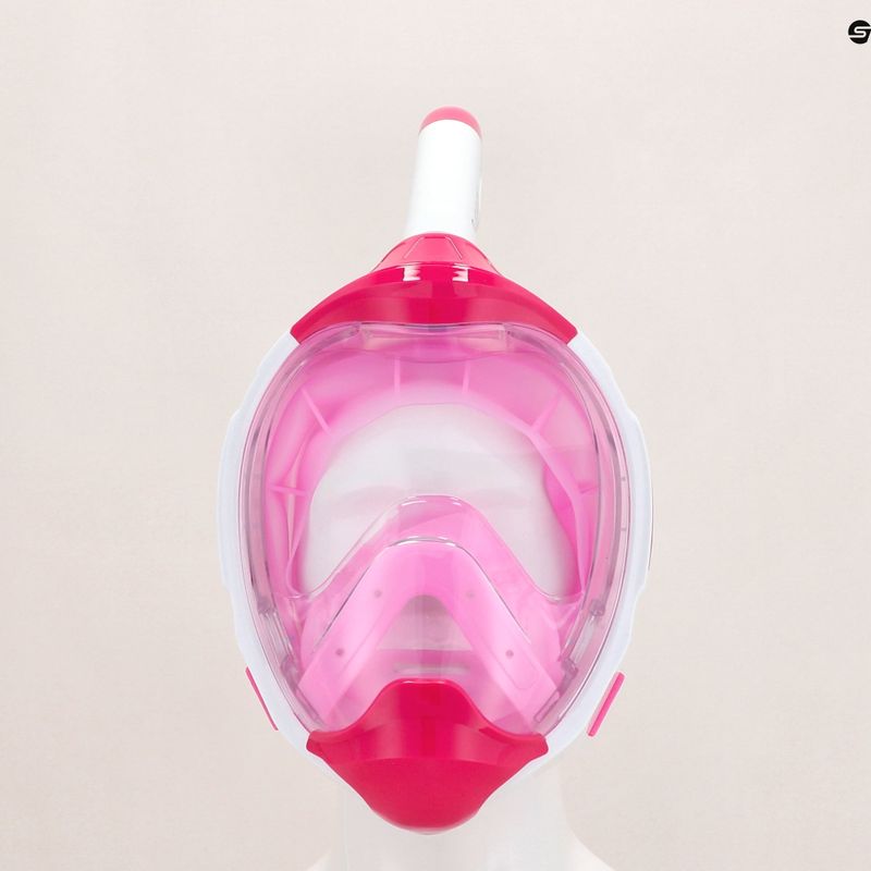 Full face mask for snorkelling AQUASTIC KAI pink 15