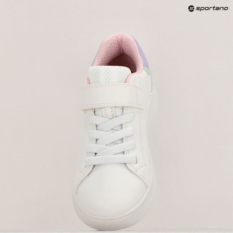 Geox Eclyper white/lilac junior shoes 9