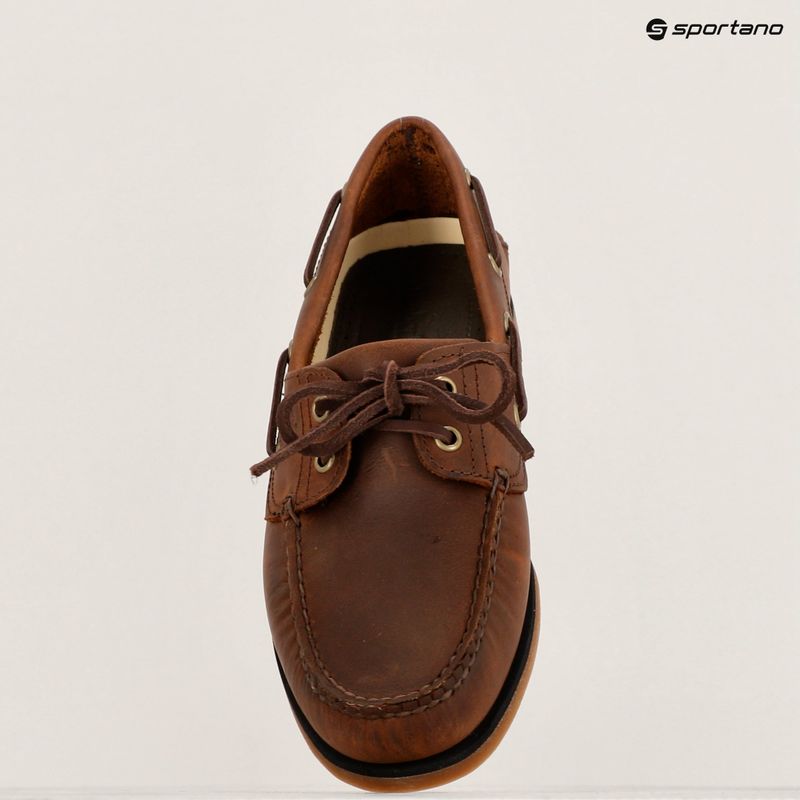 Men's Timberland Classic Boat Shoe medium brown full grain 9