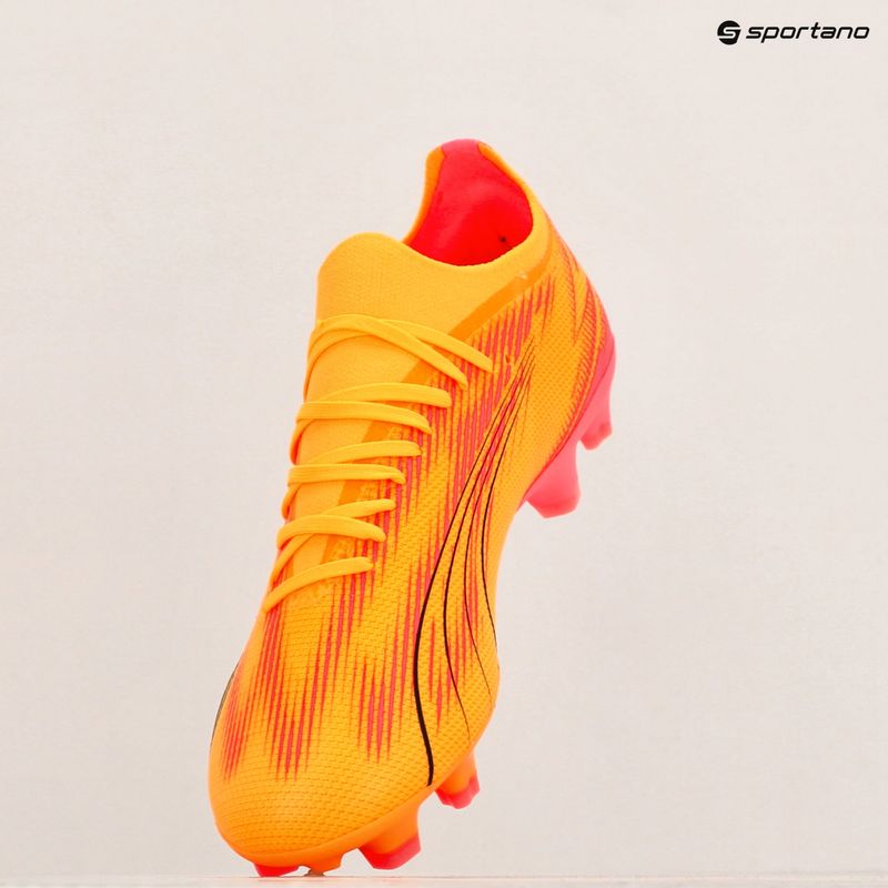PUMA Ultra Match FG/AG sunset glow/puma black/sun stream football boots 9