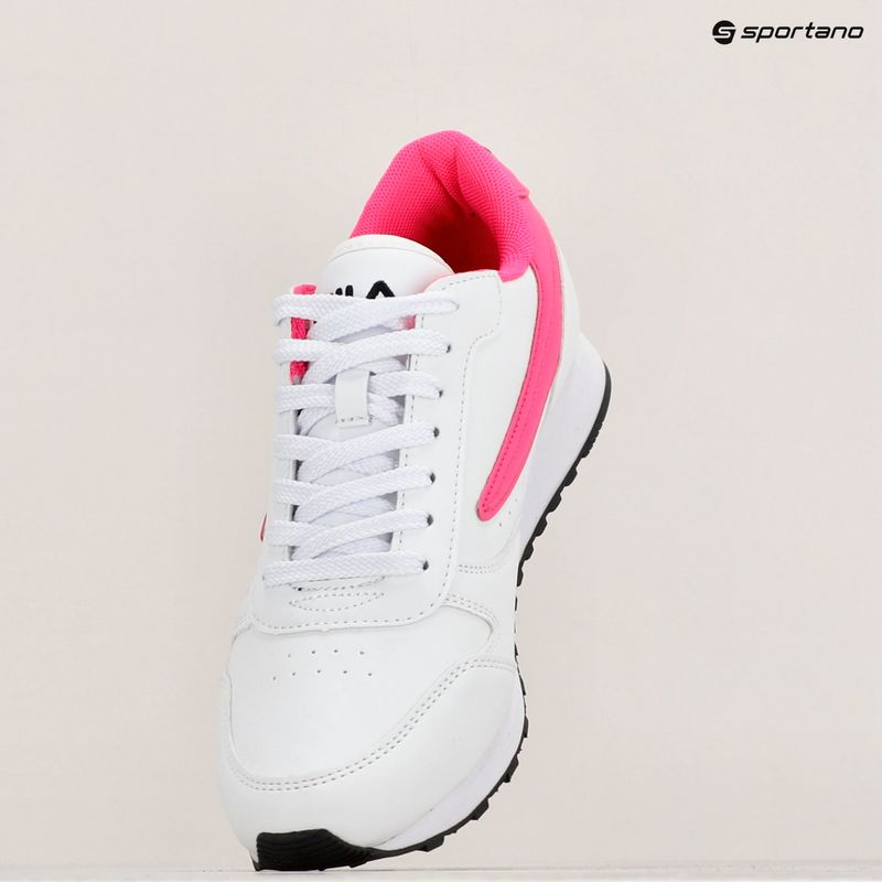 FILA women's shoes Orbit Low white-pink glo 16