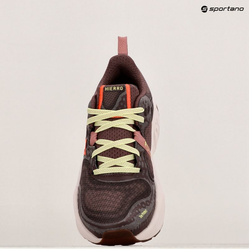 New Balance Fresh Foam X Hierro v8 licorice women's running shoes 12