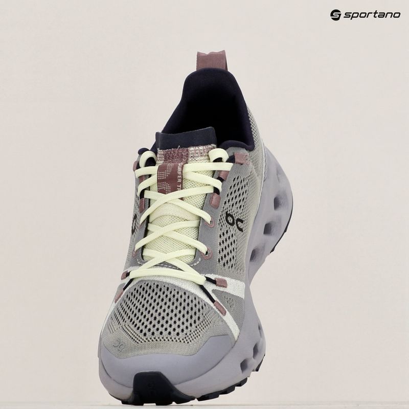 Women's On Cloudsurfer Trail seedling/lilac running shoes 9