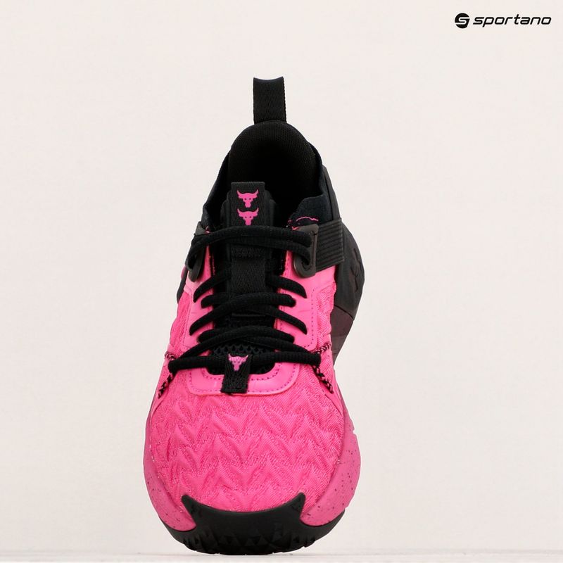 Under Armour Project Rock 6 women's training shoes astro pink/black/astro pink 15