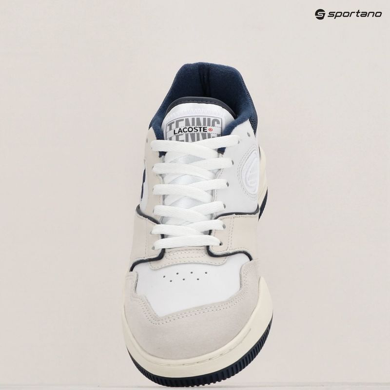 Lacoste men's shoes 47SMA0062 white / navy 15