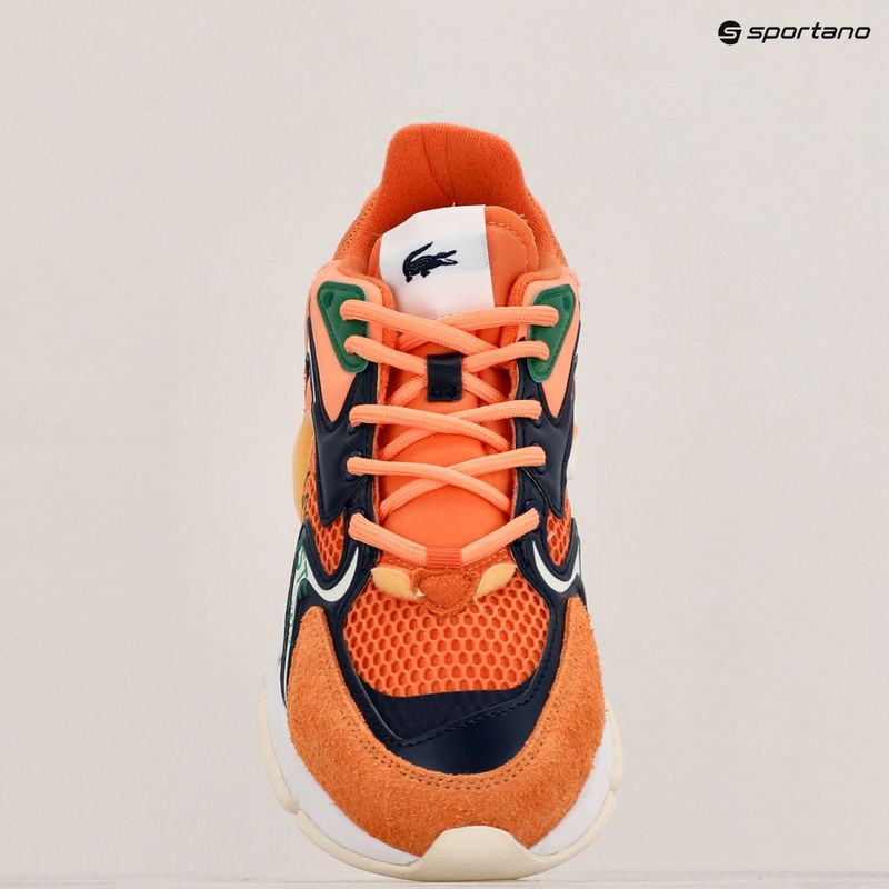 Lacoste men's shoes 47SMA0008 orange / navy 15