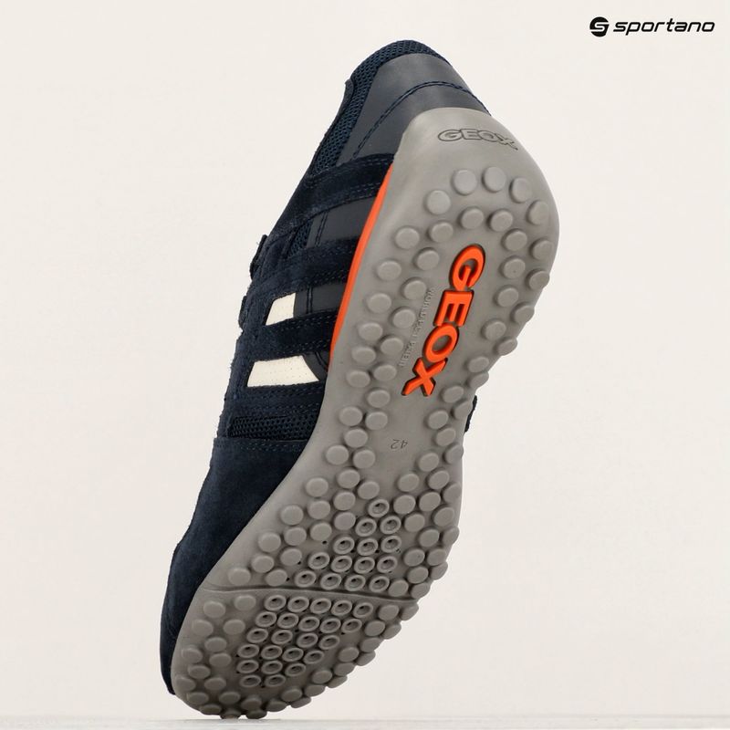 Geox Snake ocean blue men's shoes 17